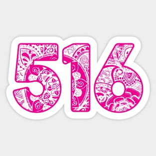 516 - pink Sticker